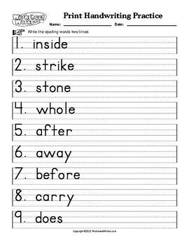 Reach For Reading Unit 3 Week 1 4 Spelling Words By Janelle Stanker