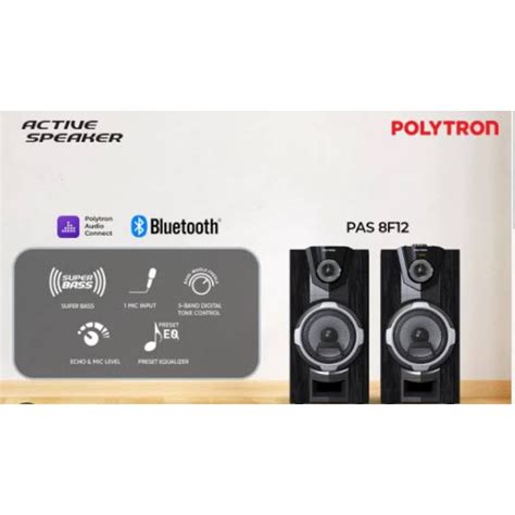 Jual Speaker Aktif Bluetooth Polytron Pas 8f12 Shopee Indonesia