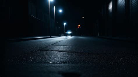 Premium Photo Dark Street Asphalt Abstract Dark Blue Background