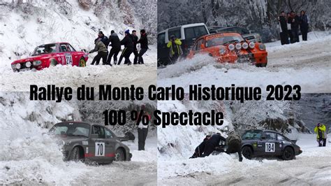 Rallye Du Monte Carlo Historique Spectacle Youtube