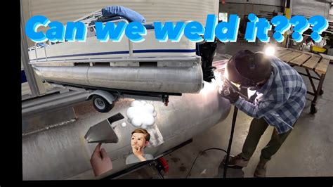 How To Repair And Tig Weld An Aluminum Pontoon Boat Crack YouTube