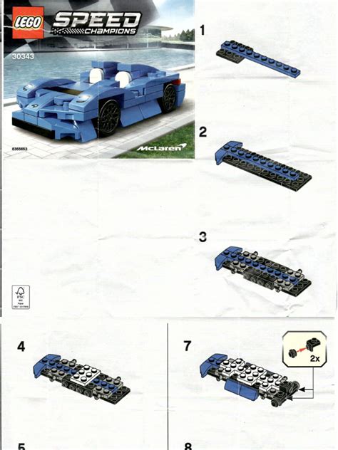 LEGO 30343 Speed McLaren Instructions | PDF