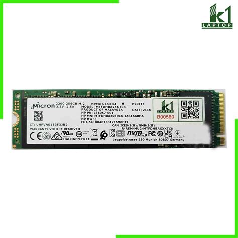 Ổ cứng SSD NVMe Micron 2280 256GB M.2 PCIe Gen3 x4 3D-NAND MTFDHBA256T ...