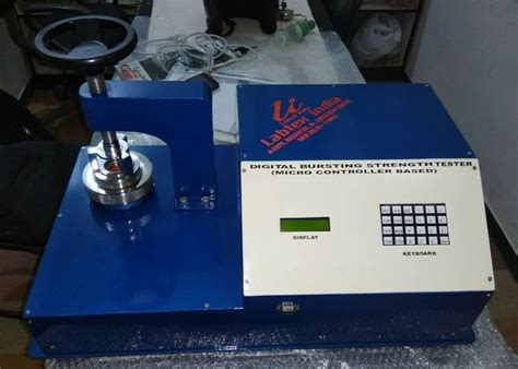 Digital Bursting Strength Tester At Rs Burst Strength Tester In