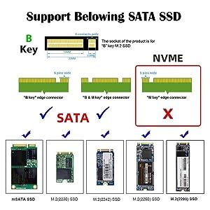 Amazon Chenyang Combo M Ngff B Key Msata Ssd To Sata Adapter