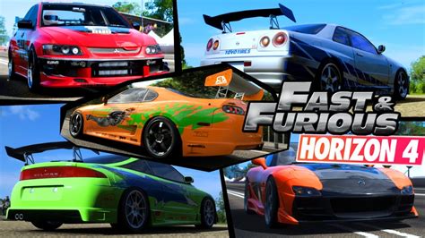 Le Macchine Di Fast Furious Forza Horizon Youtube