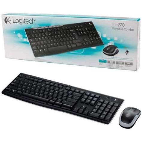 Combo Teclado E Mouse Sem Fio Logitech Mk270 Mercadolivre 📦