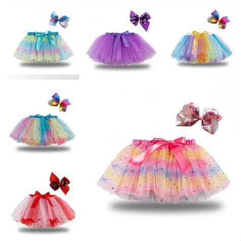 Mode B B Enfants Jupe Filles Princesse Toiles Paillettes Danse Tutu