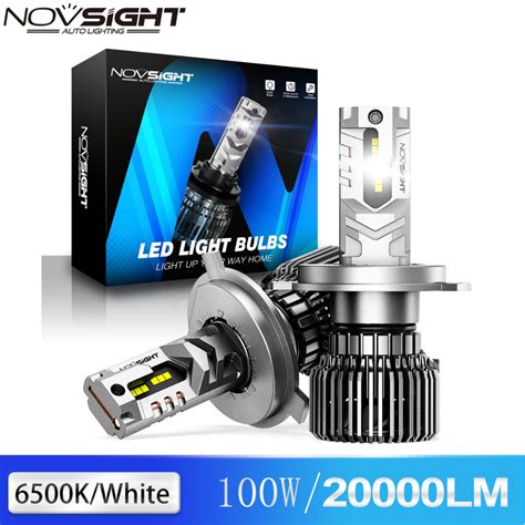 Novsight Mini N75 H11 Car LED Headlight 20000lm 6500k Super Bright 100w