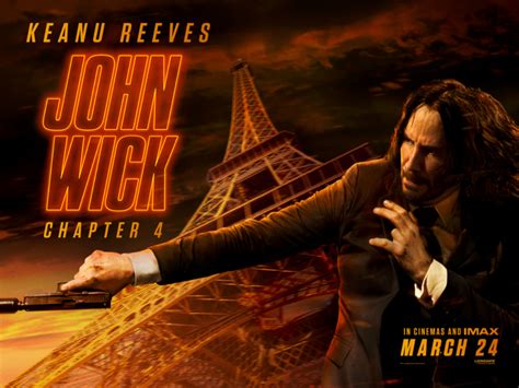 John Wick Chapitre 4 Poster Officiel Actugeekgaming