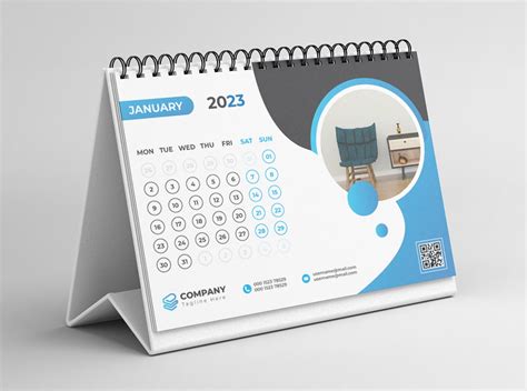 Desk Calendar Template 2023 By Pixelpick On Dribbble