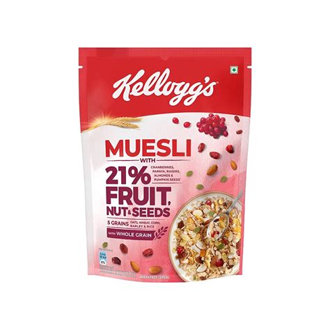 Kellogg S Muesli With Fruit Nut Seeds Price Buy Online At Best