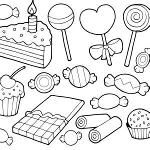 Dessin Bonbon Nos Coloriages Imprimer De Bonbons T Te Modeler