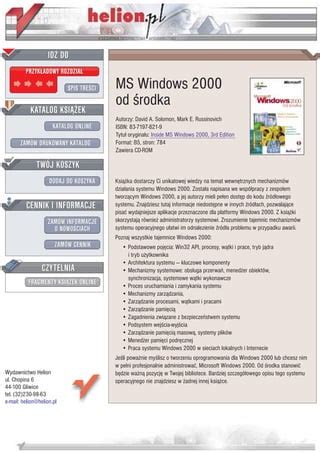 Ms Windows Od Rodka Pdf