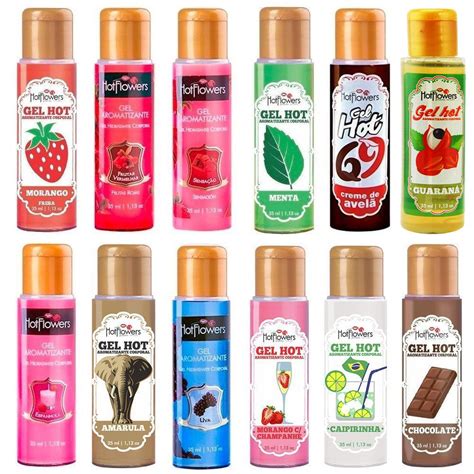 Gel Quente Aromatizante Hot Morango Champanhe Ml Hot Flowers Sexshop Loja Pimenta