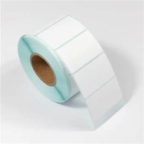 Mm Mm Barcode Label White Chromo At Rs Roll Printed Barcode