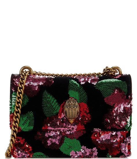 Kurt Geiger London Shoreditch Floral Sequin Small Crossbody Bag