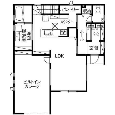 【suumo】 【2300万円／ビルトインガレージ／間取図有】リビングから愛車を眺められるビルトインガレージのある黒の家 一建設 の建築