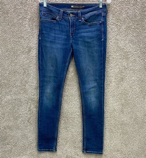 Womens Levi Levi S Demi Curve Low Rise Skinny Blue De Gem