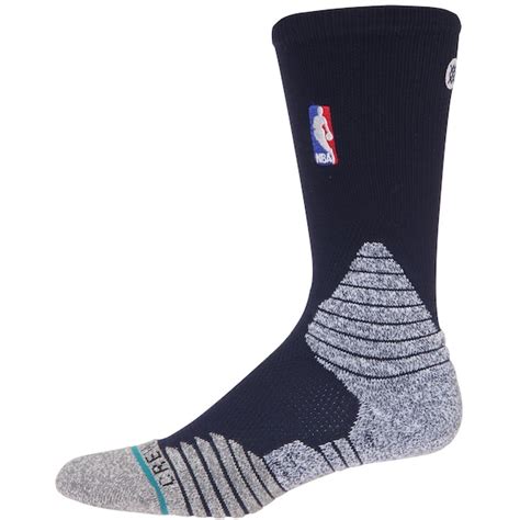 Men's NBA Logo Stance Navy Solid Crew Socks - NBA Store