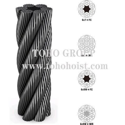 Steel Strand X Fc Iwrc X X W Iwr Galvanized Carbon Steel Wire