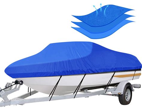 Snapklik Icover Trailerable Boat Cover Waterproof Heavy