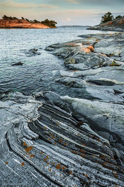 FOTOKONST NATUR SKÄRGÅRD Klipphällar i ytterskärgården Mats