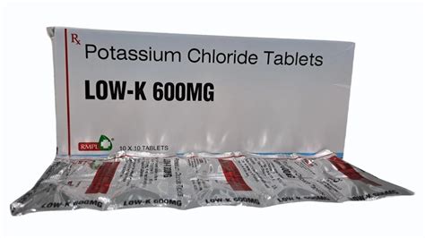 Low K Mg Potassium Chloride Tablets At Rs Strip Potassium