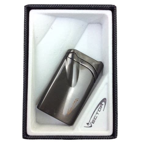 VECTOR ULTRA 02 GUNMETAL SATIN TORCH LIGHTER