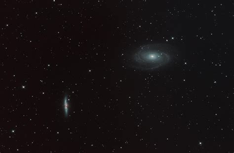 M Bodes Galaxy And M The Cigar Galaxy In Bode Nebula Galaxy