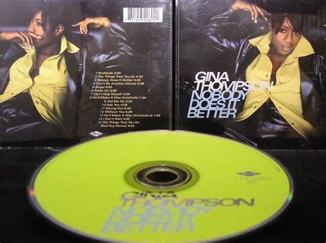 CDNobody Does It BetterGina Thompson 輸入盤の通販はau PAY マーケット ONELIFE