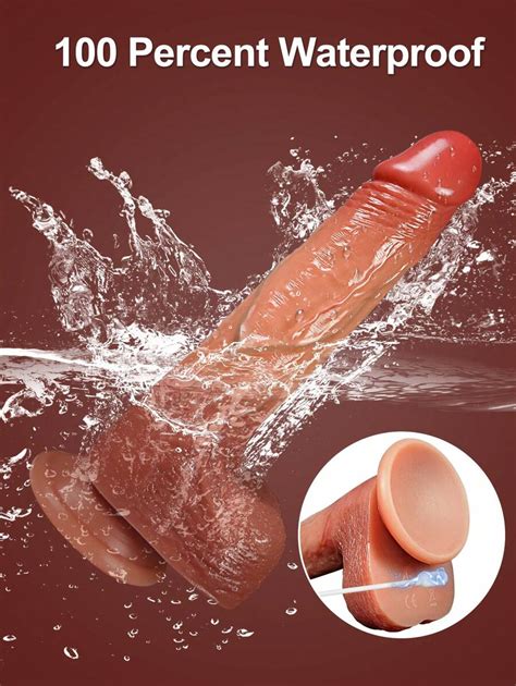 Vibromasseur avec poussée réaliste Gode pour adultes Jouets sexuels