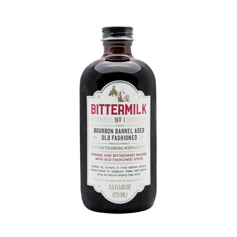 Bittermilk Bourbon Barrel Aged Old Fashioned Mixer The Modern