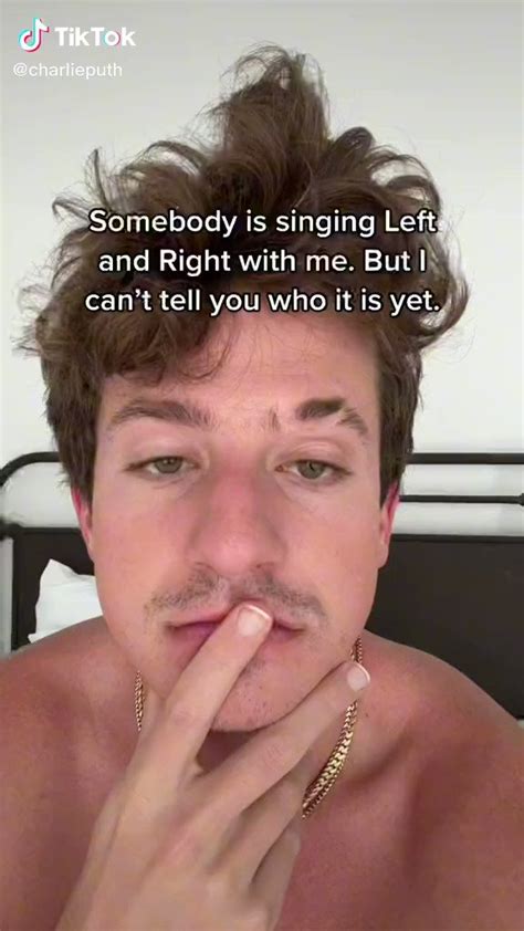 Charlie Puth Updates On Twitter 「 Tiktok ⁠⁠⁠」 “i Just Woke Up And Wanted To Tell You This