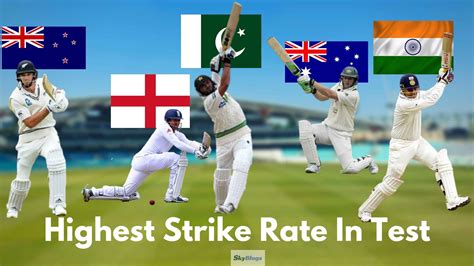 Players With Highest Strike Rate In Test Cricket