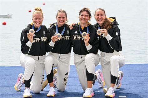 Doppelvierer Der Damen Holt Bronze Zentraleinrichtung Hochschulsport