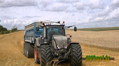 Fendt 939 Black Beauty à La Moisson Avec Une Claas Lexion 600 Youtube