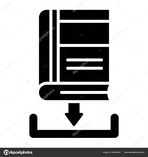 Book Downloading Vector Design Modern Style Stock Vector By ©iconshome