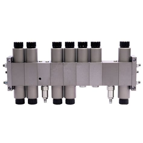 Multiple Compact Hydraulic Valve Manifolds Proportional Valve Block