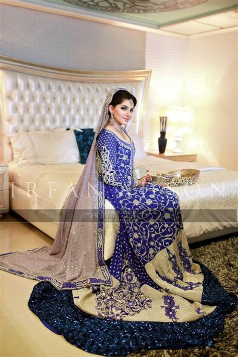 Top 5 Blue Pakistani Bridal Dress 2016 Weddings And Brides