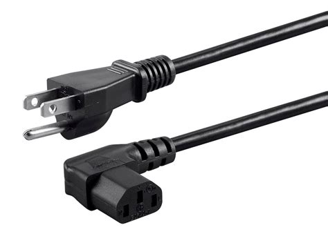 Monoprice Power Cord Nema P To Left Angle Iec C Awg