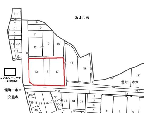 【不動産ジャパン】物件詳細：愛知県豊田市堤町一本木／竹村駅の物件情報：売地