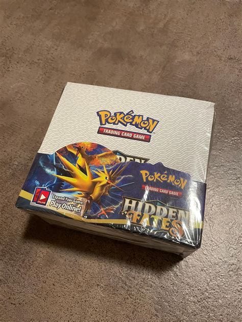 Pokémon Hidden Fates booster box nerozbalený Aukro