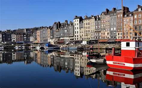 Honfleur France France Houses Boats Harbor Hd Wallpaper Pxfuel