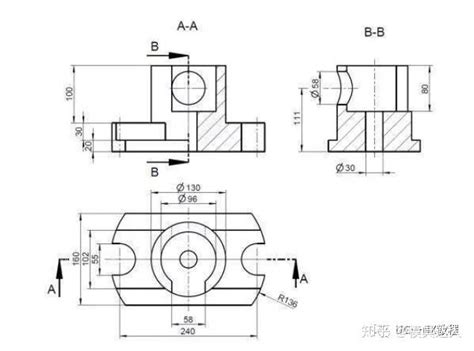 机械制图基础知识，这几种视图的表达方法你都了解吗？ 知乎