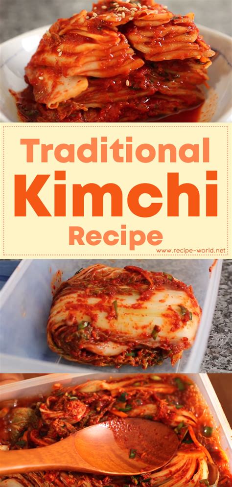 Traditional Kimchi Recipe Recipe World