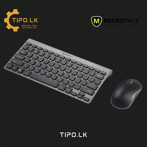 Micropack Slim Wireless Mouse And Keyboard Combo Km 218w Tipolk