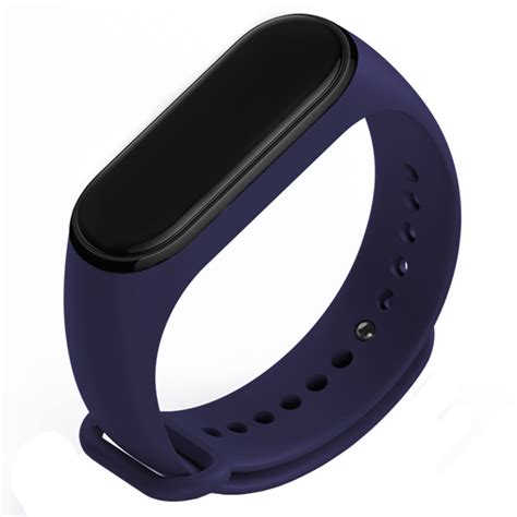 PASEK OPASKA JEDNOLITA Do XIAOMI MI BAND 3 4 Granatowy Chronsmarta