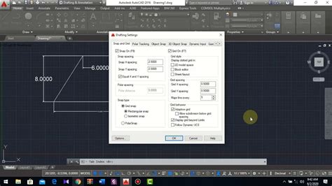 Use Of Ortho Mode And Snap Mode And Units Command In Autocad For Beginners