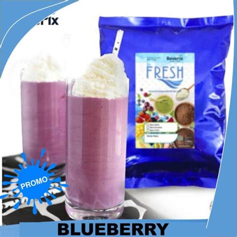 PUSAT BUBUK MINUMAN PREMIUM ANEKA RASA BUAH BLUEBERRY KEMASAN 1Kg SUDAH